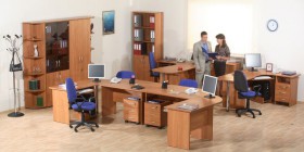 Мебель для персонала Альфа 61 Ольха в Русской Поляне - russkaya-polyana.katalogmebeli.com | фото
